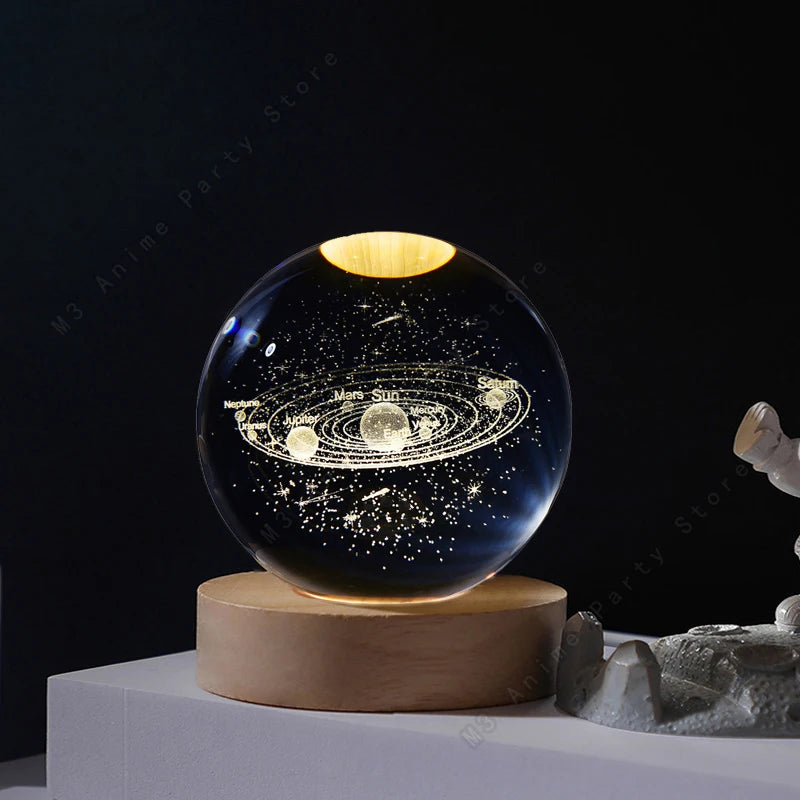 Kosmiczna lampka 3D
