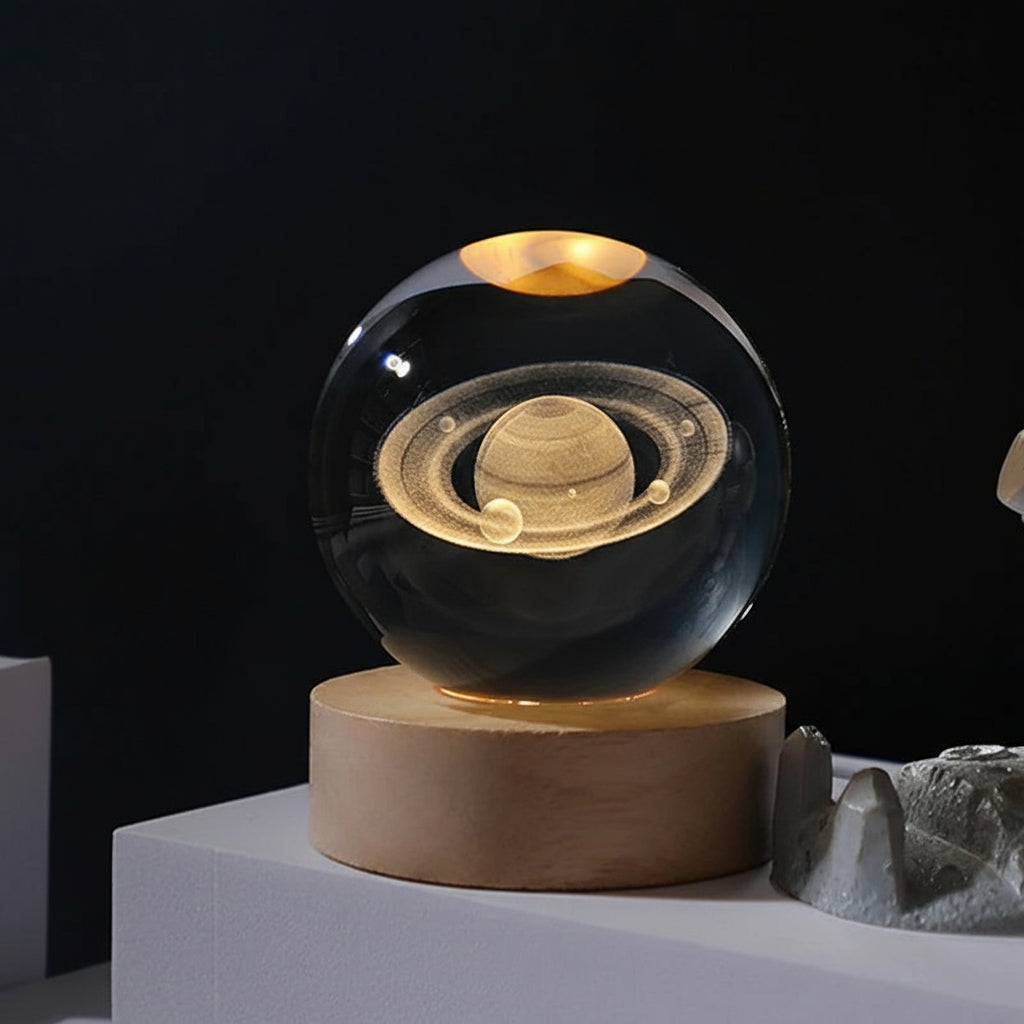 Kosmiczna lampka 3D